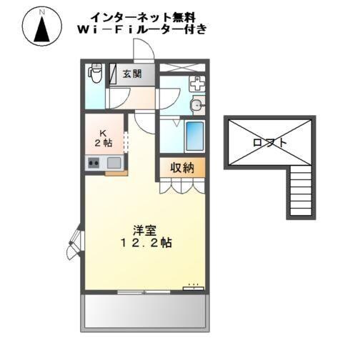 アシュランスの物件間取画像