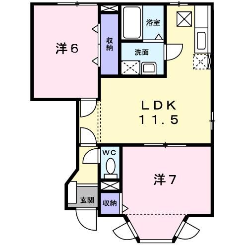 クレストールの物件間取画像