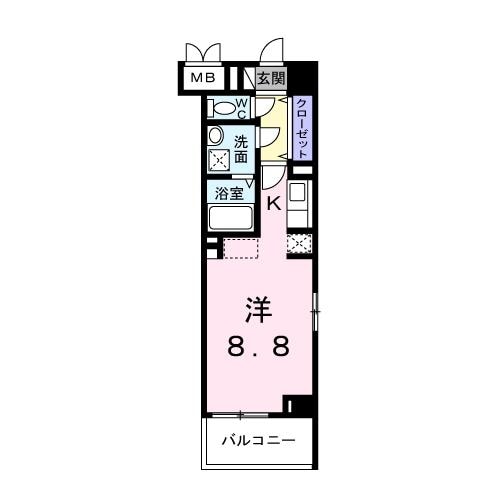 ザ　ベース東姫路の物件間取画像