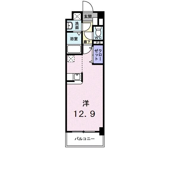 クラシオンルガールイシカワの物件間取画像