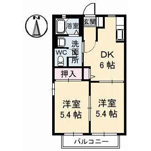 アプリコットの物件間取画像