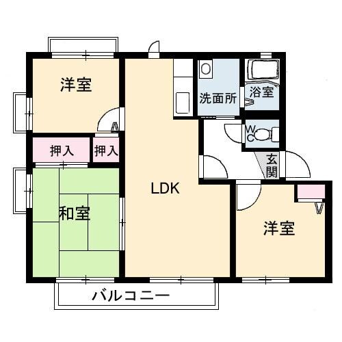 グリシーヌの物件間取画像