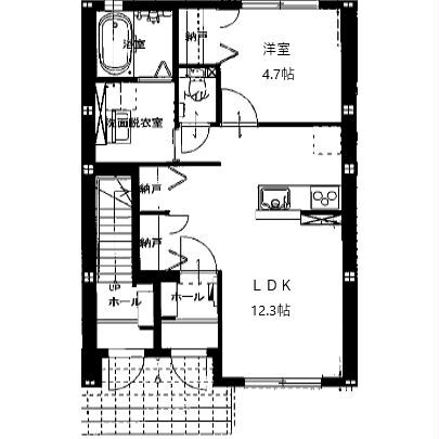 Grandma S棟の物件間取画像