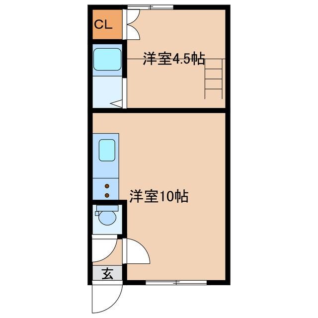 フォーレストⅢの物件間取画像