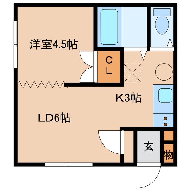 マンション　あんさんぶるの物件間取画像