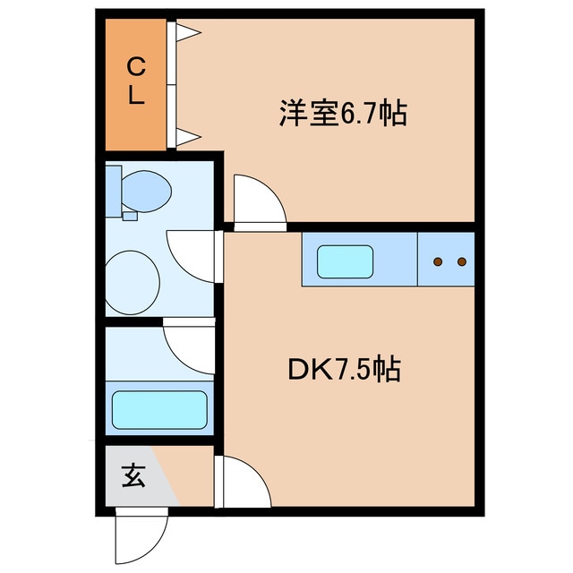 物件間取画像