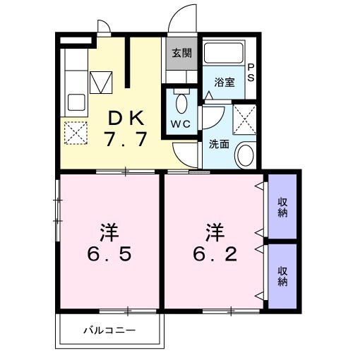 アヴニール　Ａの物件間取画像