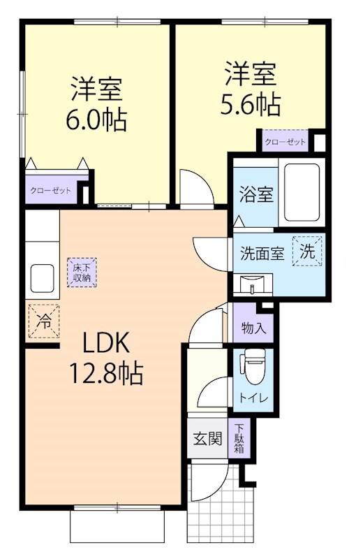 カーサ ベルデ IIの物件間取画像