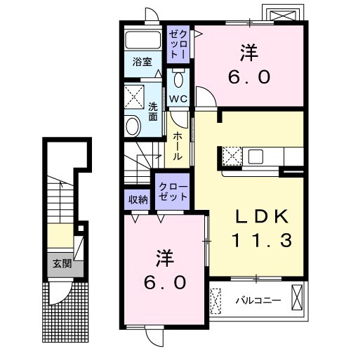 プリマ・ブリエの物件間取画像