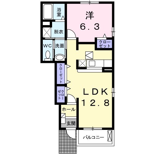 ラディアンスの物件間取画像