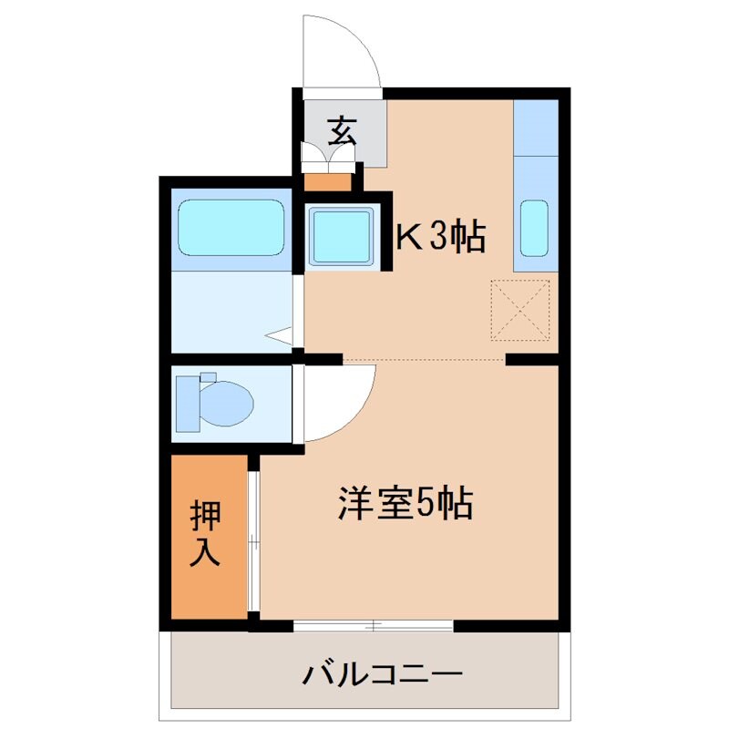 サンライズこーまちの物件間取画像
