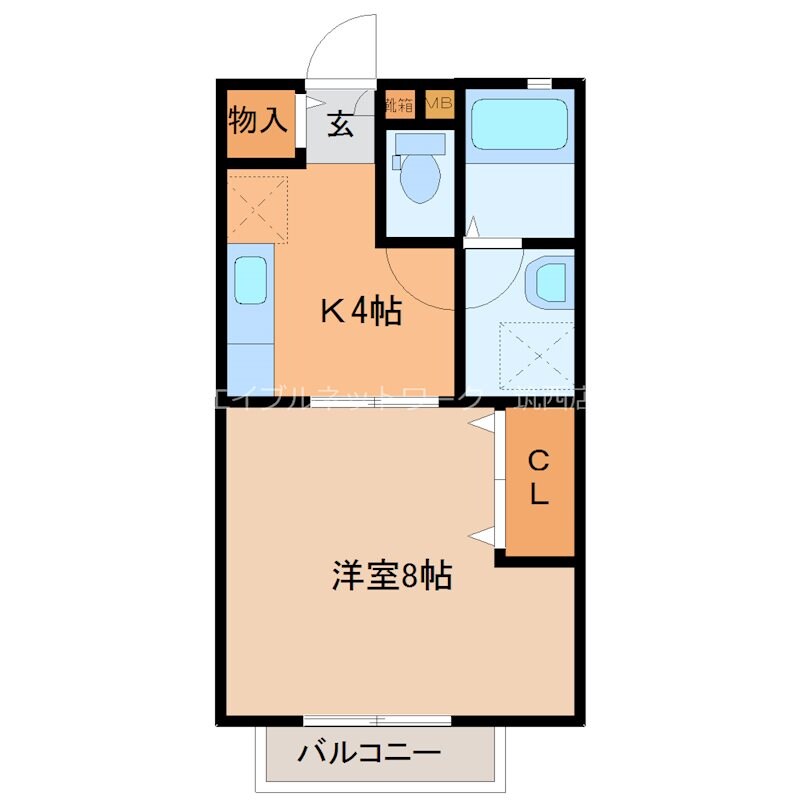 ハイツクレインの物件間取画像