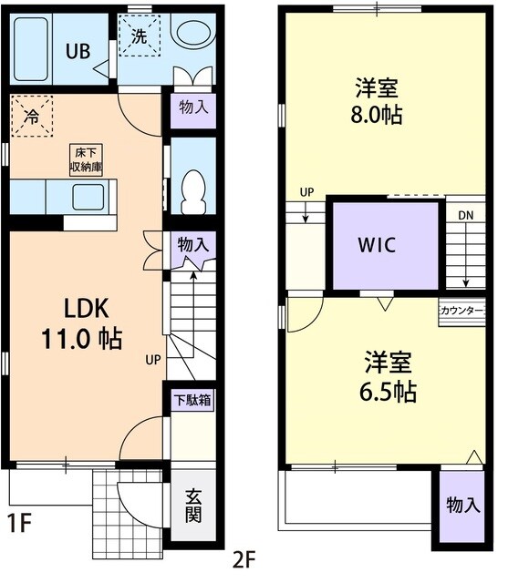 シルフィード　Ａの物件間取画像