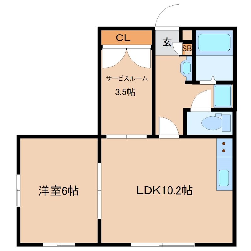 リユニオンの物件間取画像