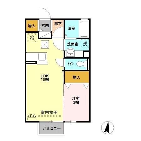 ミウ・ヴィエントの物件間取画像