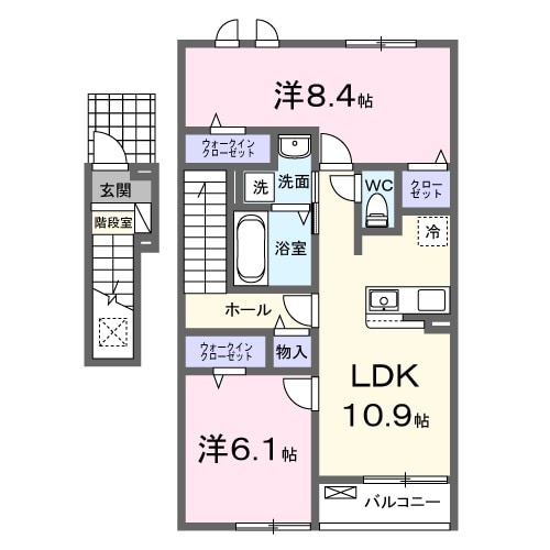 アレンデールIIの物件間取画像