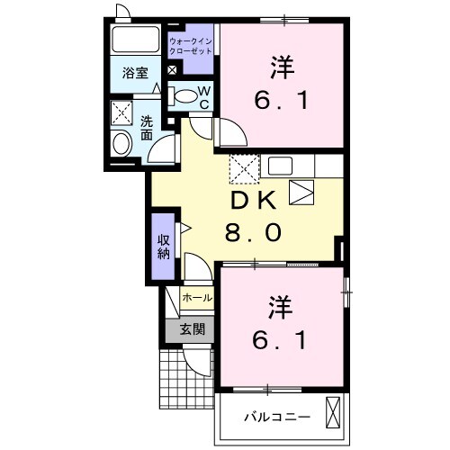 ソレイユ　ヒルズの物件間取画像