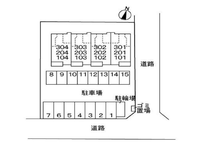 パークサイドの物件外観写真