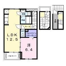 コンフィールズの物件間取画像