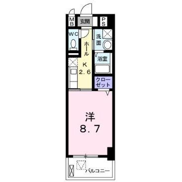 エスパシオ南蔵王の物件間取画像
