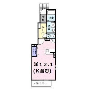 ラッフィナートの物件間取画像