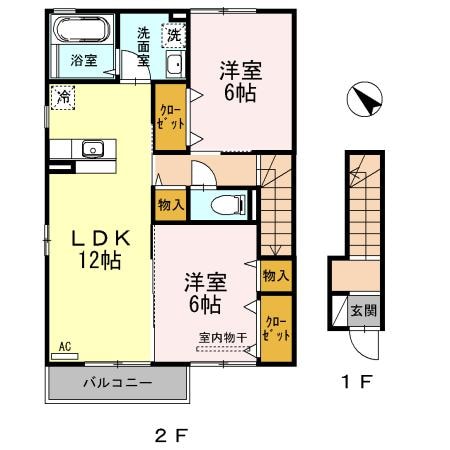 コンフォート東川口　Ｂ棟の物件間取画像