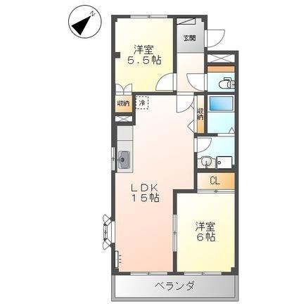 エルトハイムSの物件間取画像