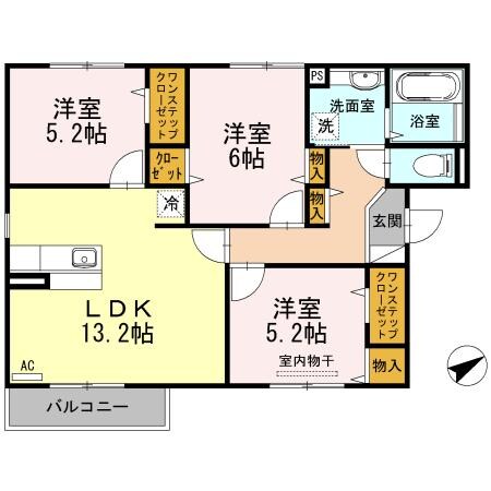 ブランチブロード樹の物件間取画像