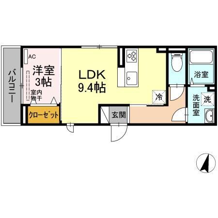 メゾン　ド　シュクレの物件間取画像