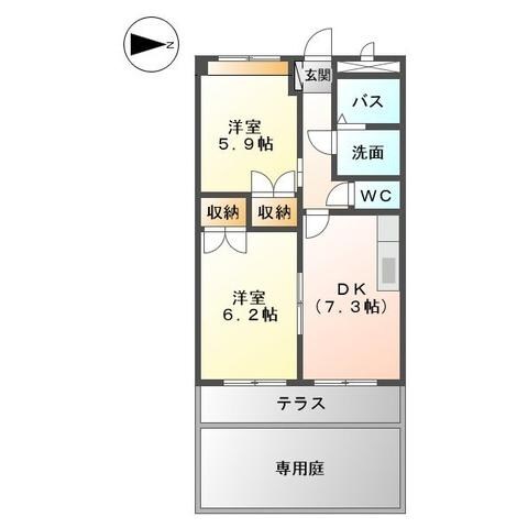 エル・シャトーの物件間取画像