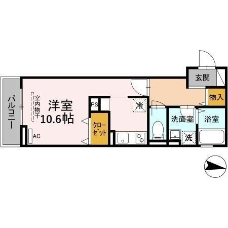 ウィステリア（南蔵王町4丁目）の物件間取画像