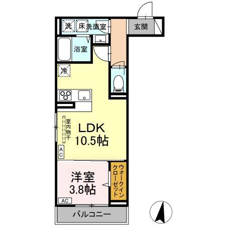 Ｄ-ｒｅｓｉｄｅｎｃｅ中央公園の物件間取画像