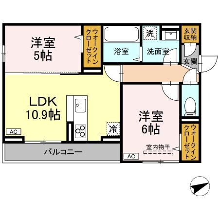 D-residence川口Bの物件間取画像