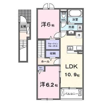 ラピスラズリ　Ⅱの物件間取画像