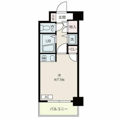 ダイアパレス御門の物件間取画像