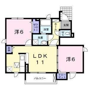 ジョワメゾンの物件間取画像