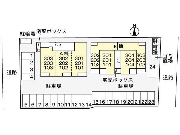 カーサ・ソレイユ　Ｂの物件外観写真