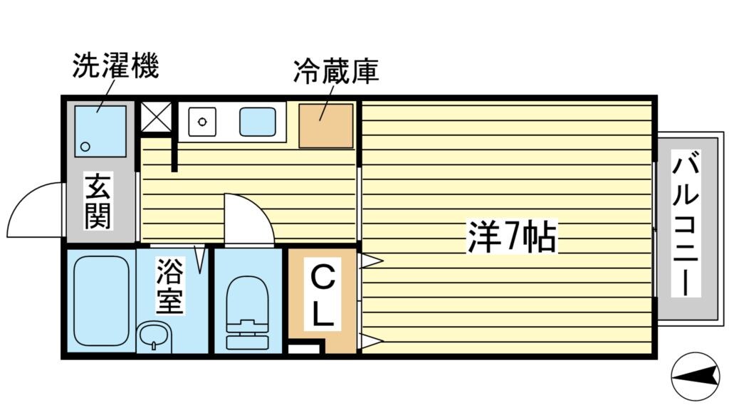 物件間取画像