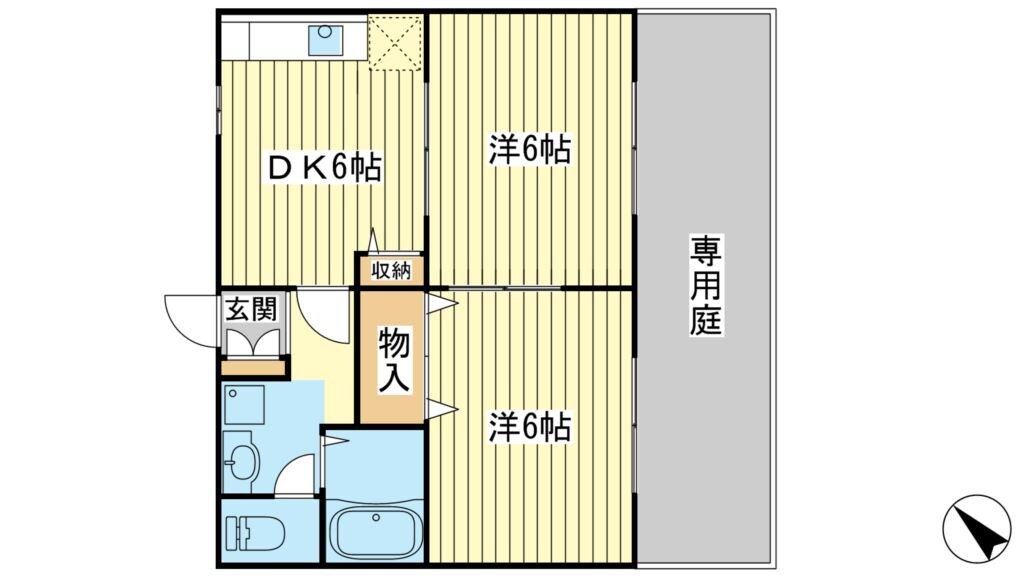 ブルーベリーファームの物件間取画像