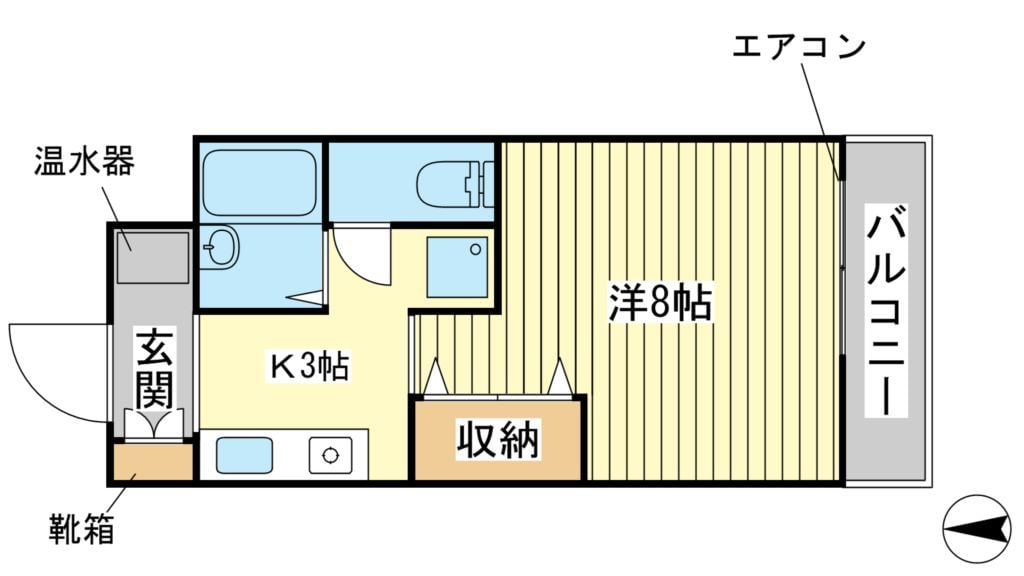 メゾン・ド・アムールの物件間取画像