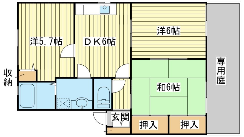 播州赤穂駅 バス5分  塩屋停下車：停歩12分 1階の物件間取画像
