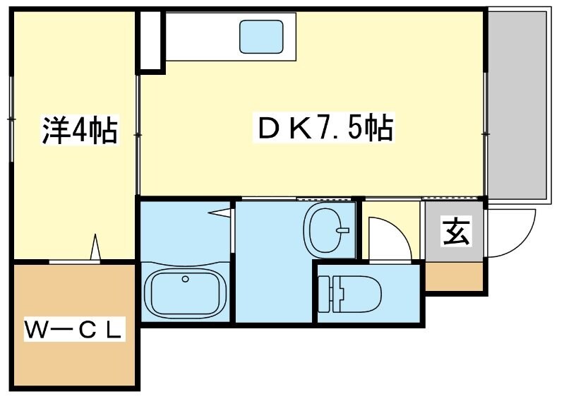 クローバーパルの物件間取画像