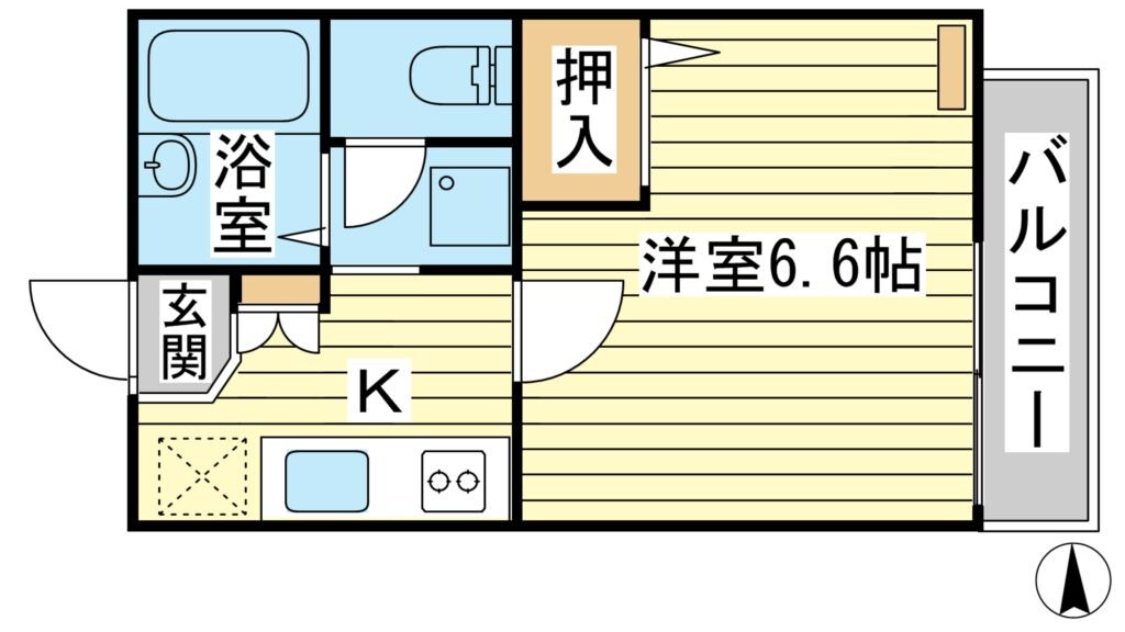 物件間取画像