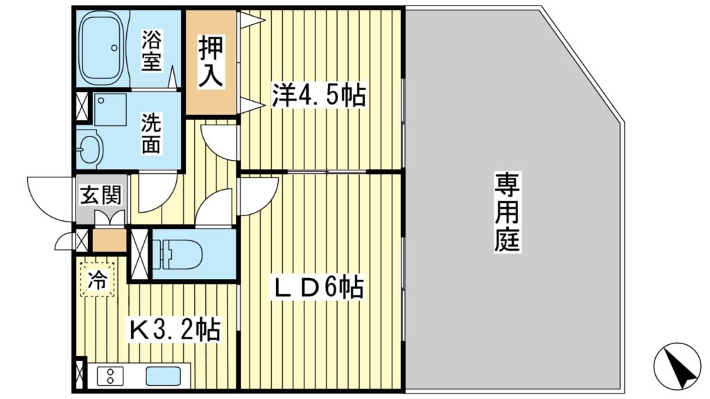 エンジェルの物件間取画像