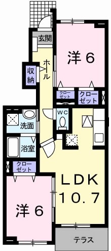 ノース　カレント　IIIの物件間取画像