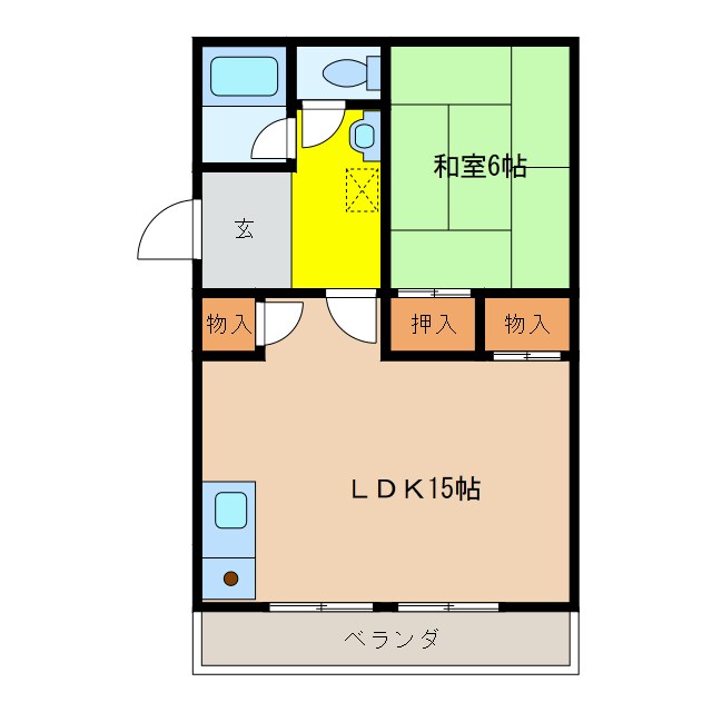 ＳＫコーポ参番館の物件間取画像