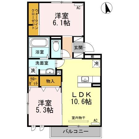 Ｓビレッジの物件間取画像