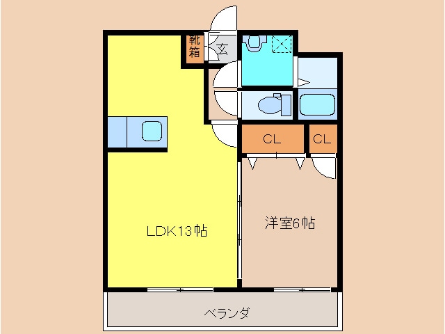 宮崎駅 車移動5分  1km 1-1階の物件間取画像