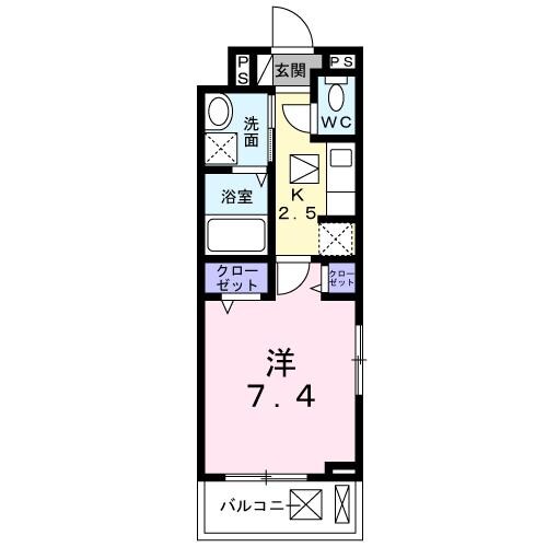 クレメントSK　Ⅲの物件間取画像