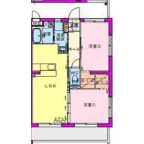 島之内YMマンションの物件間取画像